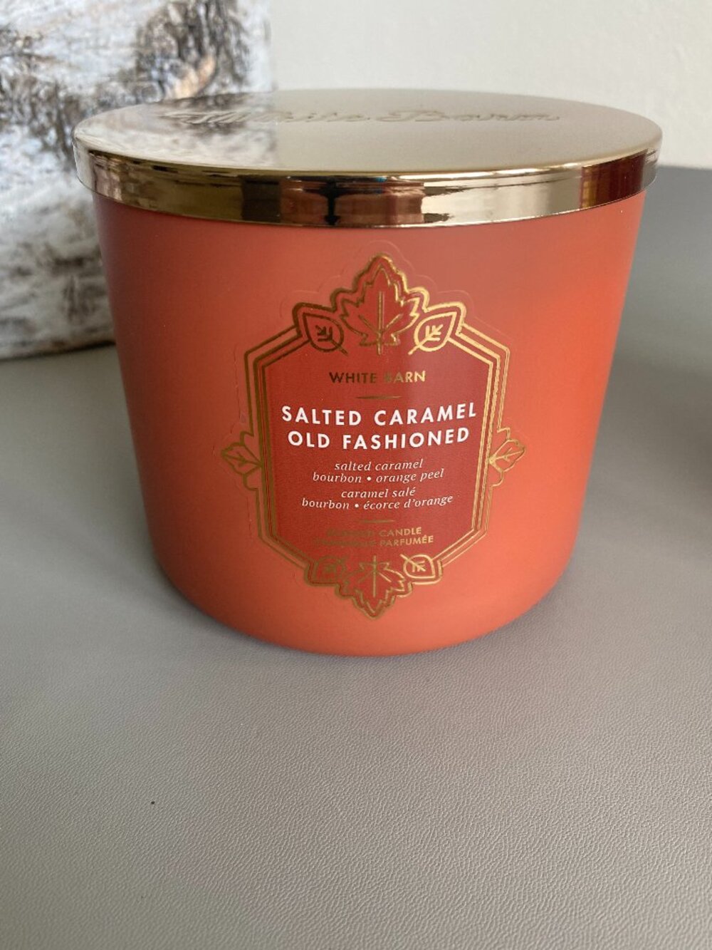Bath & Body Works White Barn 3 Wick Candle Bundle Salted Caramel + Holiday - Picture 2 of 8